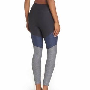 Outdoor Voices 7/8 Springs Leggings Navy Blue Gray